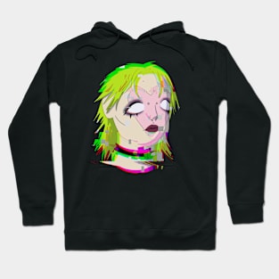 Glitchy punk Hoodie